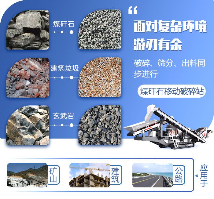 煤矸石移動(dòng)破碎站應(yīng)用范圍