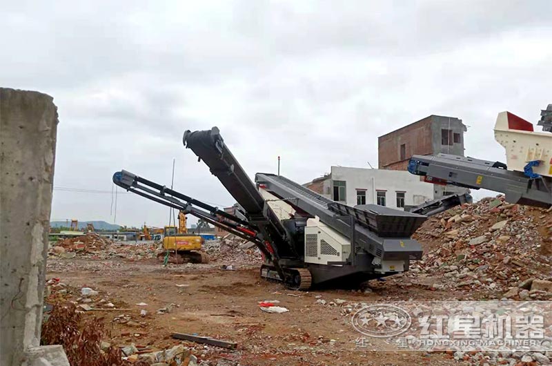 建筑垃圾處理廠用的移動制砂機(jī)