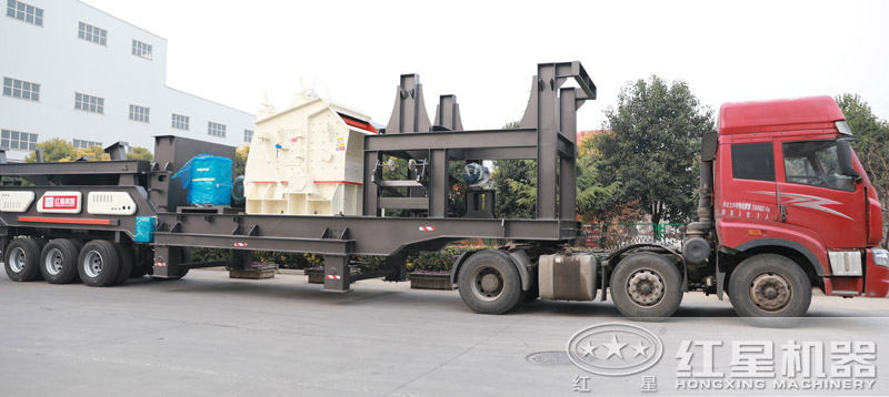 拖車(chē)半移動(dòng)式破碎站