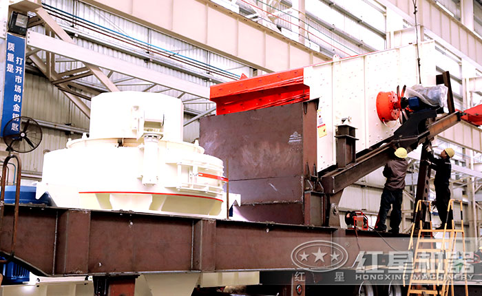 移動小型打沙機(jī)圖
