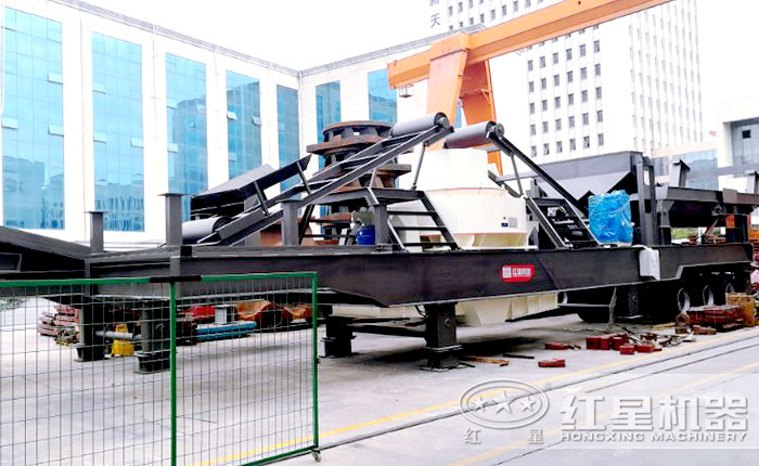 移動石子機(jī)—搭載制砂機(jī)