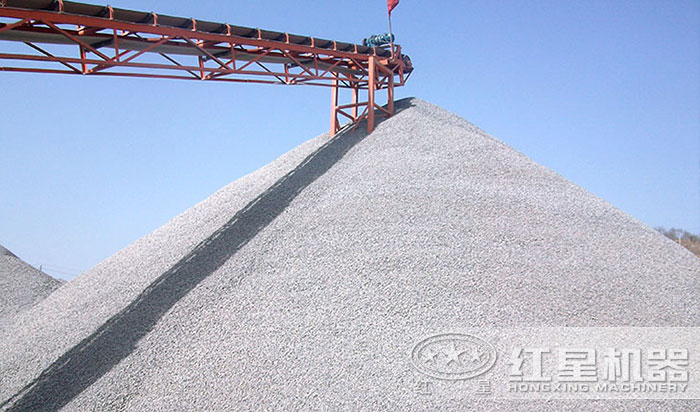 碎沙機(jī)生產(chǎn)機(jī)制砂現(xiàn)場