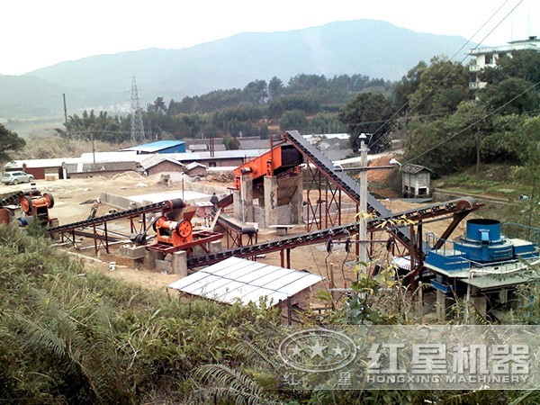 新一代制砂機(jī)現(xiàn)場案例