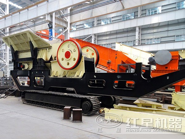 車載碎石機：顎破移動破碎站
